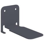 vidaXL Závesná polica s poličkou 4 pcs Antracit 6 x 10,8 x 6,6 cm – Obrázok 2