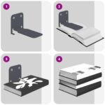 vidaXL Závesná polica s poličkou 24 pcs Antracit 6 x 10,8 x 6,6 cm – Obrázok 9