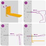 vidaXL Závesná polica Nástenný 8 pcs Horčicová žltá 6 x 10,8 x 6,6 cm – Obrázok 11