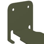 vidaXL Závesná polica Nástenný 24 pcs Olivová zelená 6 x 10,8 x 6,6 cm – Obrázok 8