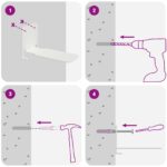 vidaXL Závesná polica s poličkou 8 pcs Biely 6 x 10,8 x 6,6 cm – Obrázok 11
