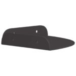 vidaXL Závesná polica s poličkou 2 pcs Čierny 15 x 15 x 2 cm – Obrázok 6