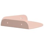 vidaXL Závesná polica s poličkou 2 pcs Ružová 15 x 15 x 2 cm – Obrázok 6