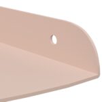 vidaXL Závesná polica s poličkou 2 pcs Ružová 15 x 15 x 2 cm – Obrázok 8