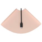 vidaXL Závesná polica s poličkou 2 pcs Ružová 15 x 15 x 2 cm – Obrázok 9