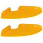 vidaXL Závesná polica s poličkou 2 pcs Horčicová žltá 15 x 15 x 2 cm – Obrázok 2