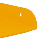 vidaXL Závesná polica s poličkou 2 pcs Horčicová žltá 15 x 15 x 2 cm – Obrázok 8