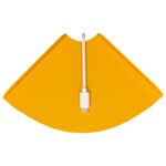 vidaXL Závesná polica s poličkou 4 pcs Horčicová žltá 15 x 15 x 2 cm – Obrázok 9