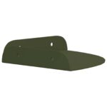 vidaXL Závesná polica s poličkou 2 pcs Olivová zelená 15 x 15 x 2 cm – Obrázok 6