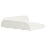 vidaXL Závesná polica s poličkou 2 pcs Biely 15 x 15 x 2 cm – Obrázok 6