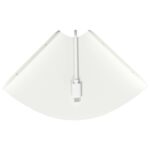 vidaXL Závesná polica s poličkou 2 pcs Biely 15 x 15 x 2 cm – Obrázok 9