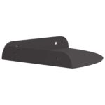 vidaXL Závesná polica s poličkou 2 pcs Čierny 18 x 18 x 2 cm – Obrázok 6