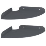 vidaXL Závesná polica s poličkou 2 pcs Antracit 18 x 18 x 2 cm – Obrázok 2