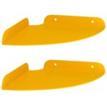 vidaXL Závesná polica s poličkou 2 pcs Horčicová žltá 18 x 18 x 2 cm – Obrázok 2