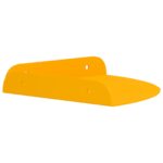 vidaXL Závesná polica s poličkou 2 pcs Horčicová žltá 18 x 18 x 2 cm – Obrázok 6