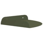 vidaXL Závesná polica s poličkou 4 pcs Olivová zelená 18 x 18 x 2 cm – Obrázok 6