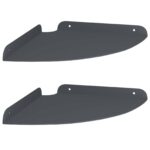 vidaXL Závesná polica s poličkou 2 pcs Antracit 24 x 24 x 2 cm – Obrázok 2
