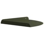 vidaXL Závesná polica s poličkou 2 pcs Olivová zelená 24 x 24 x 2 cm – Obrázok 6