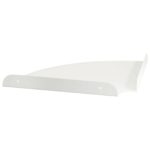 vidaXL Závesná polica s poličkou 2 pcs Biely 24 x 24 x 2 cm – Obrázok 7