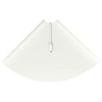 vidaXL Závesná polica s poličkou 2 pcs Biely 24 x 24 x 2 cm – Obrázok 9