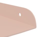 vidaXL Závesná polica s poličkou 4 pcs Ružová 30 x 30 x 2 cm – Obrázok 8