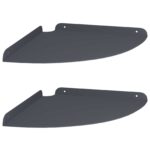 vidaXL Závesná polica s poličkou 2 pcs Antracit 30 x 30 x 2 cm – Obrázok 2