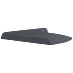 vidaXL Závesná polica s poličkou 4 pcs Antracit 30 x 30 x 2 cm – Obrázok 6
