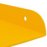 vidaXL Závesná polica s poličkou 2 pcs Horčicová žltá 30 x 30 x 2 cm – Obrázok 8