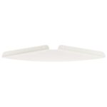 vidaXL Závesná polica s poličkou 2 pcs Biely 30 x 30 x 2 cm – Obrázok 5