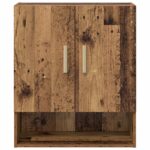 vidaXL Nástenná skrinka Staré drevo 60 x 31 x 70 cm Kompozitné drevo – Obrázok 5