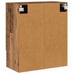 vidaXL Nástenná skrinka Staré drevo 60 x 31 x 70 cm Kompozitné drevo – Obrázok 7