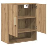 vidaXL Nástenná skrinka Nástenný Remeselnícky dub 60 x 31 x 70 cm – Obrázok 4
