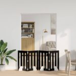 vidaXL Sklápacia bezpečnostná zábrana pre domáce zvieratá 4 pcs