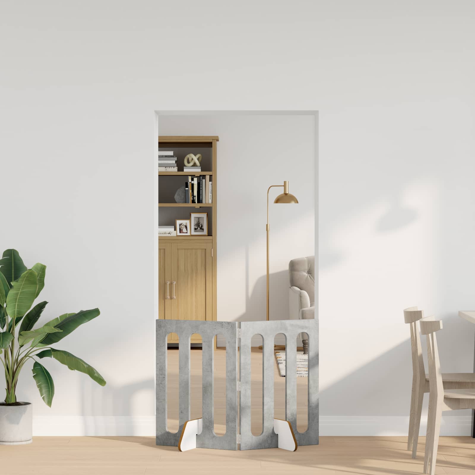 8005959_1.jpg vidaXL Sklápacia bezpečnostná zábrana pre domáce zvieratá 2 pcs – Obrázok 1