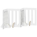 vidaXL Sklápacia bezpečnostná zábrana pre domáce zvieratá 4 pcs – Obrázok 5