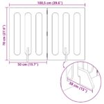 vidaXL Sklápacia bezpečnostná zábrana pre domáce zvieratá 2 pcs – Obrázok 9