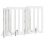 vidaXL Sklápacia bezpečnostná zábrana pre domáce zvieratá 4 pcs – Obrázok 5
