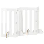 vidaXL Sklápacia bezpečnostná zábrana pre domáce zvieratá 4 pcs – Obrázok 2