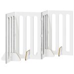 vidaXL Sklápacia bezpečnostná zábrana pre domáce zvieratá 4 pcs – Obrázok 5