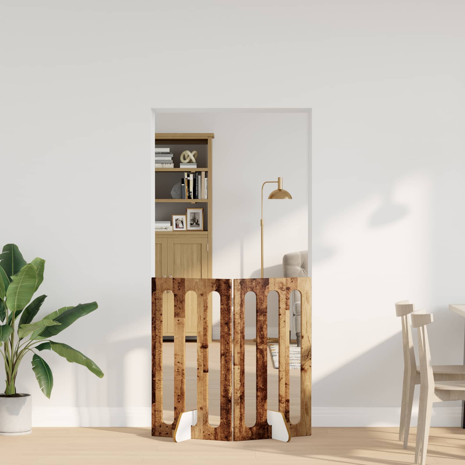 8005985_1.jpg vidaXL Sklápacia bezpečnostná zábrana pre domáce zvieratá 2 pcs – Obrázok 1