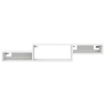 vidaXL Nástenný TV kabinet Nástenná montáž Biela 150 x 28 x 26 cm – Obrázok 5