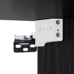 vidaXL Nástenný TV kabinet Nástenná montáž Čierny dub 150 x 28 x 26 cm – Obrázok 9