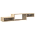 vidaXL Nástenný TV kabinet Nástenná montáž Dub sonoma 150 x 28 x 26 cm – Obrázok 2