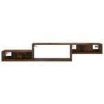 vidaXL Nástenný TV kabinet Nástenná montáž Dymový dub 150 x 28 x 26 cm – Obrázok 5