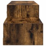 vidaXL Nástenný TV kabinet Nástenná montáž Dymový dub 150 x 28 x 26 cm – Obrázok 6