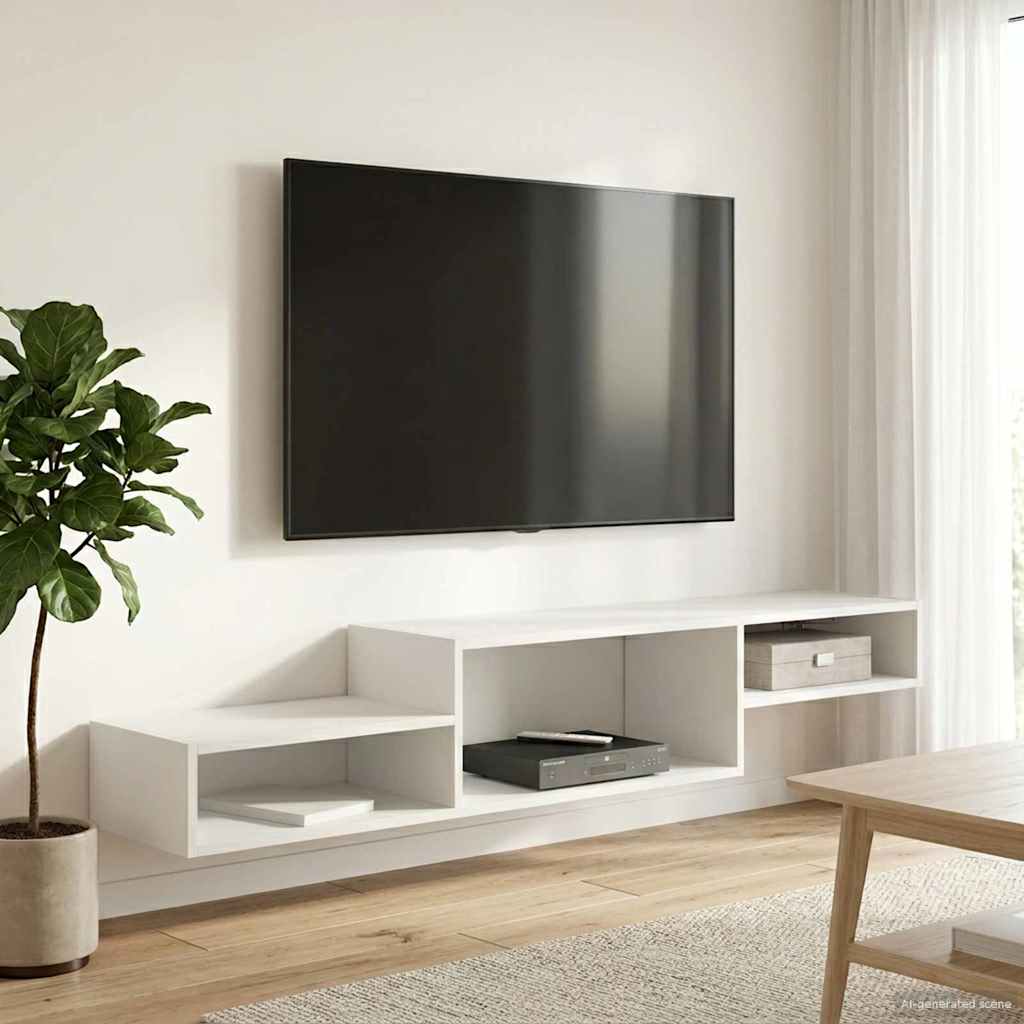 8005995_1.jpg vidaXL Nástenný TV kabinet Nástenná montáž Staré drevo – Obrázok 1