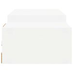 vidaXL Nástenný TV kabinet Nástenná montáž Biela 140 x 28 x 21 cm – Obrázok 6