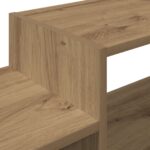 vidaXL Nástenný TV kabinet Nástenná montáž Dub artisan – Obrázok 8