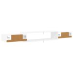 vidaXL Nástenný TV kabinet Nástenná montáž Biela 180 x 28 x 21 cm – Obrázok 7