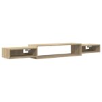 vidaXL Nástenný TV kabinet Nástenná montáž Dub sonoma 180 x 28 x 21 cm – Obrázok 2